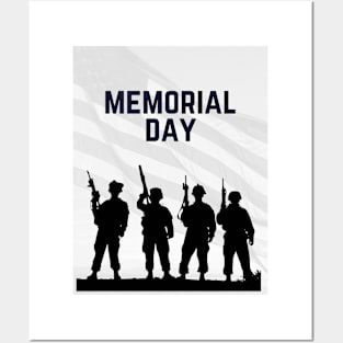 memorial day Posters and Art